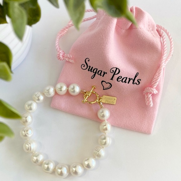 Freshwater Pearl Bracelet with 14K Toggle - Picture 2 of 5